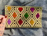 Image 1 of Coloured diamonds tobacco pouch/purse