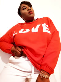 Image 2 of 'SEQUIN LOVE' Oversized Jumper 