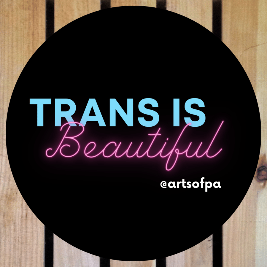 Image of Trans is Beautiful Sticker