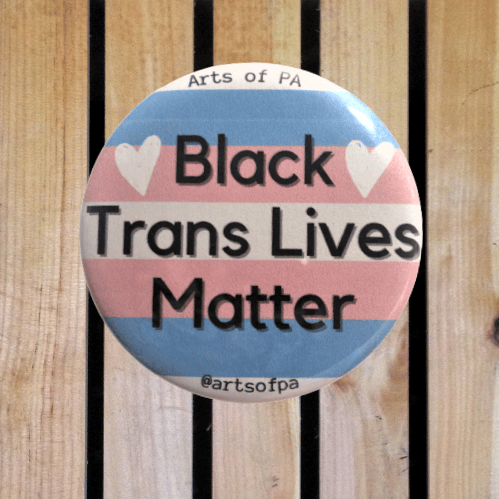 Image of Black Trans Lives Matter Button