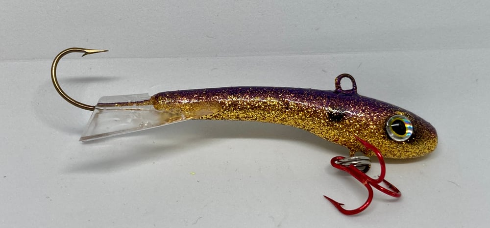   Gold Flake Purple Ripper Minnow   WP106