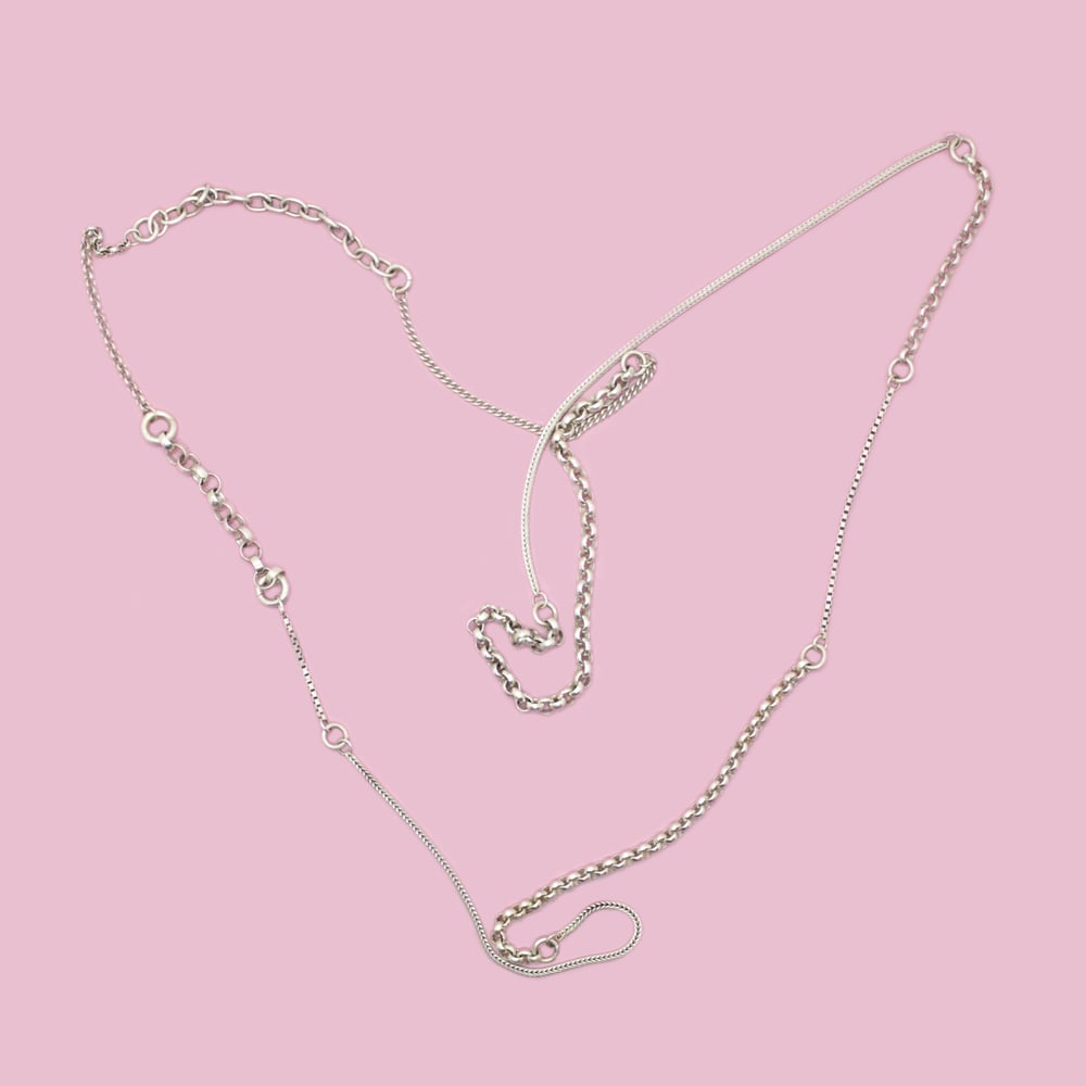 Image of SILVER RECYCLING NECKLACES