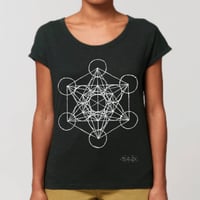 Image 3 of T-shirt Femme Coton Bio *Metatron*