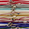 Gold evil eye bracelet