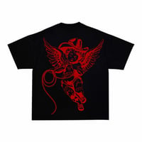 Image 1 of LOVE ME OR LEAVE ME IN DALLAS TEE  (BLK)