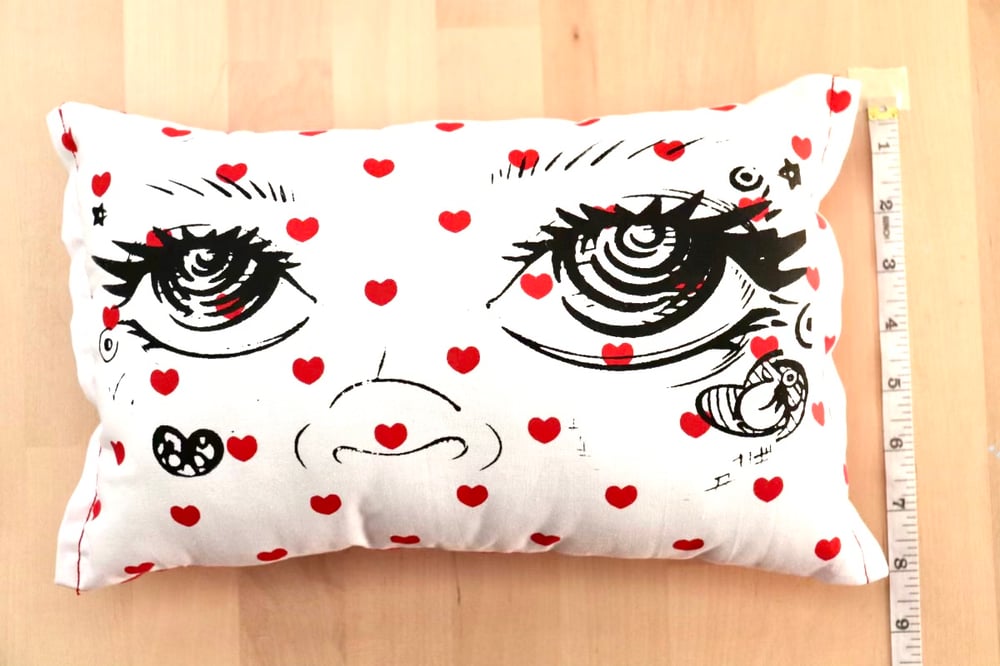 Image of Heart Eye Cushion 