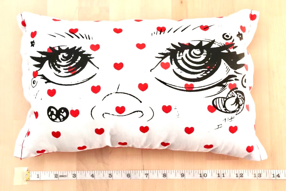 Image of Heart Eye Cushion 