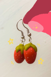 strawberry earrings