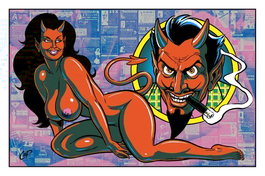Image of DEVIL SUCCESS 20" x 30" Silkscreen Print