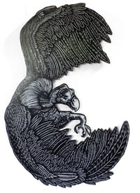 Vulture Print on Wood **FREE SHIPPING**
