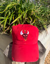 Vintage Style Bull Logo (Red/Black) 