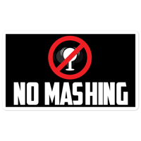 Image 1 of No Mashing Sticker