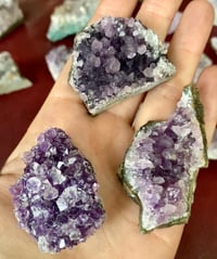 One small amethyst cluster
