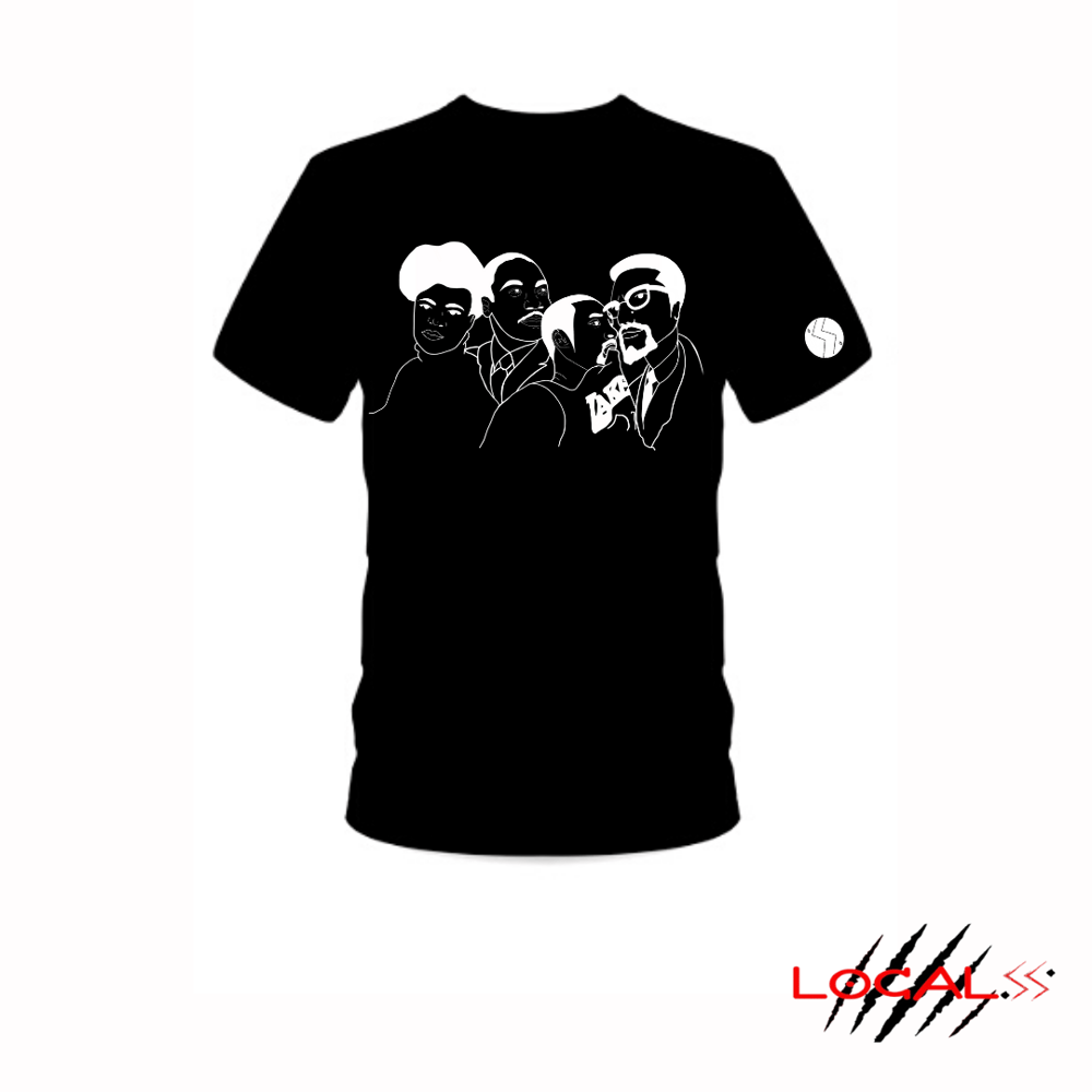 Image of BLACK RUSHMORE T-SHIRT