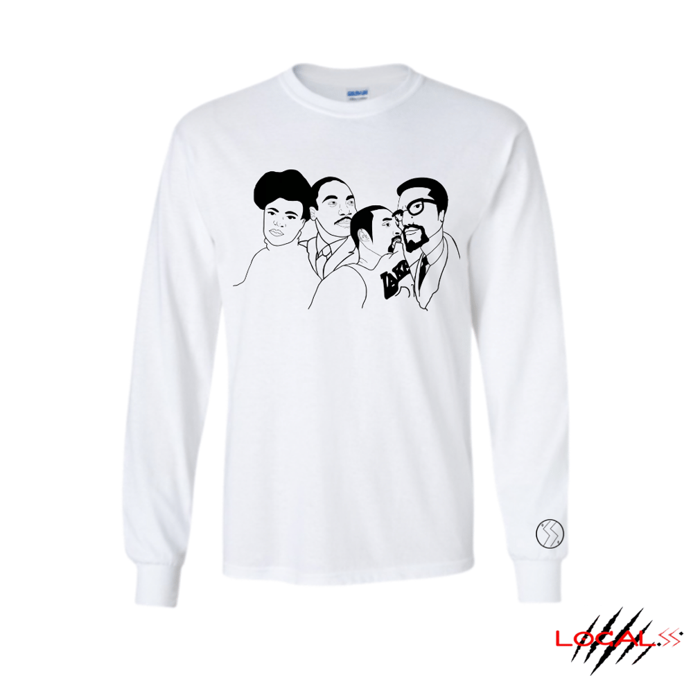 Image of BLACK RUSHMORE LONG SLEEVE 