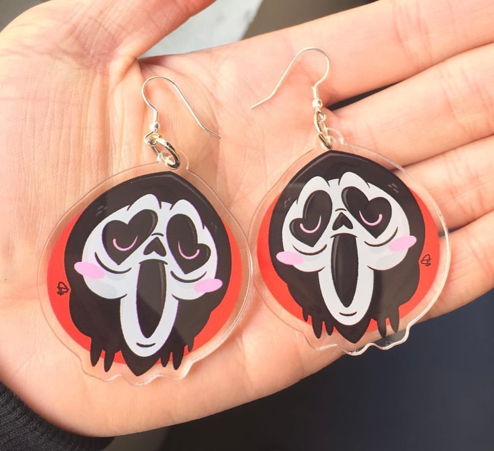 Ghosty 2” Acrylic Earrings 