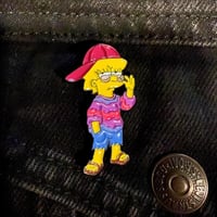 Image 1 of Chill Lisa Pin 1.5”/38mm