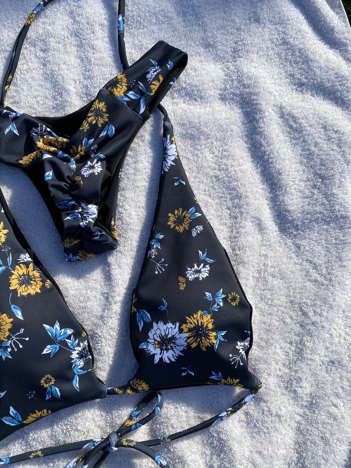 Image of LIMITED LISALOVE BOTTOMS : WILDFLOWER X BLACK 
