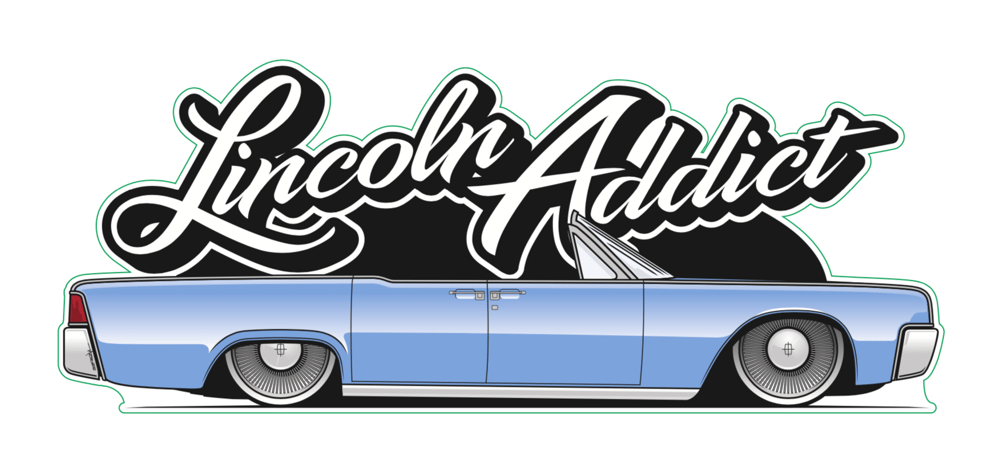 Image of Smuggler's Blues Lincoln Addict Sticker