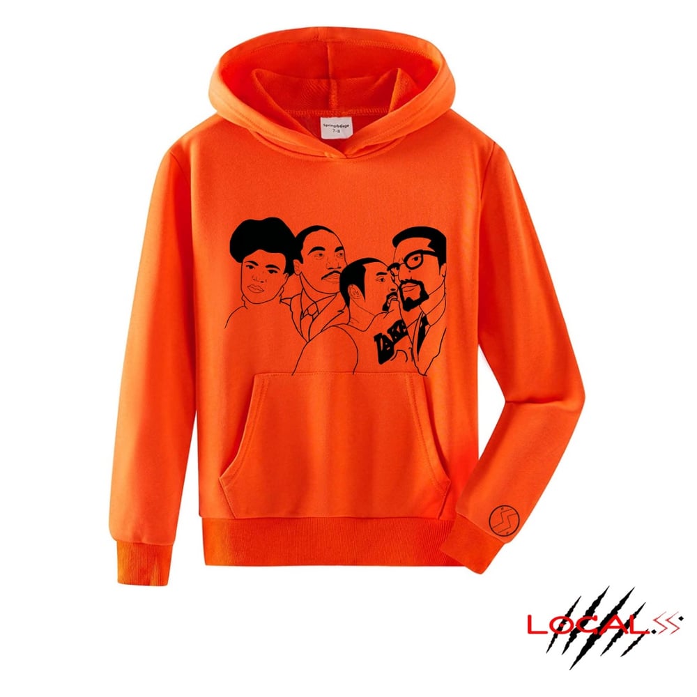 Image of BLACK RUSHMORE HOODIE