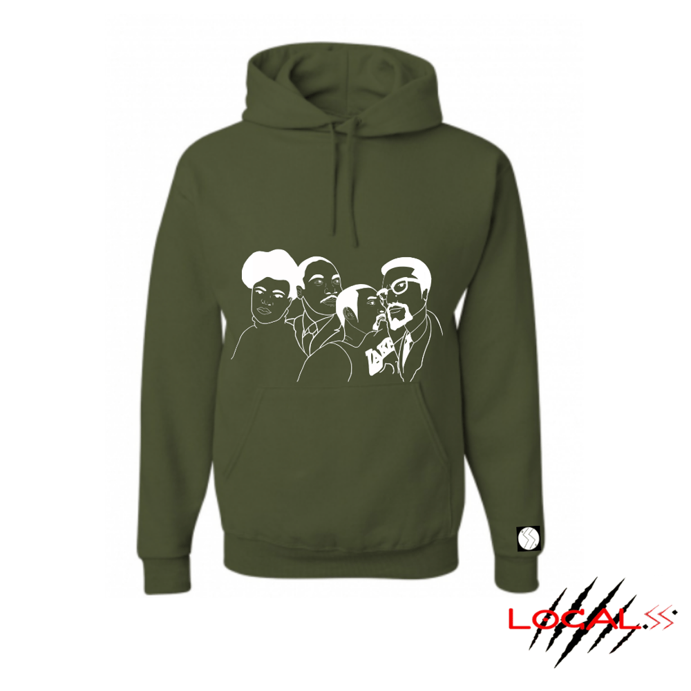 Image of BLACK RUSHMORE HOODIE