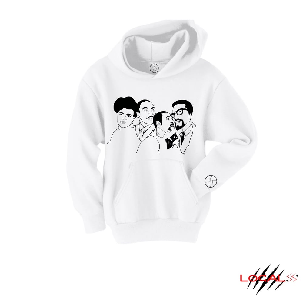 Image of BLACK RUSHMORE HOODIE