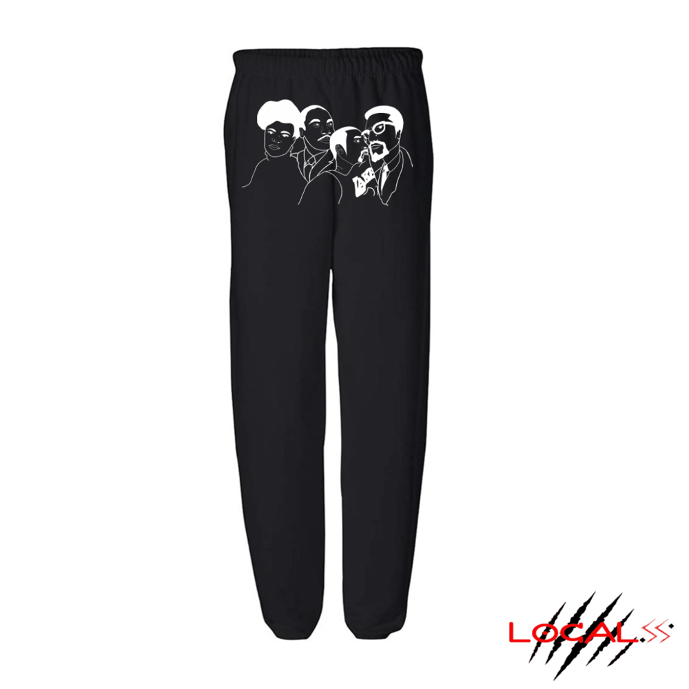 Image of BLACK RUSHMORE SWEATPANTS 