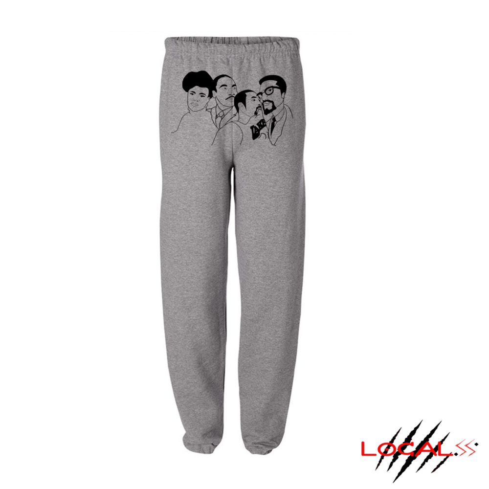 Image of BLACK RUSHMORE SWEATPANTS 