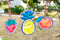 Image 2 of 'Fruit Drops' Acrylic Charms! 