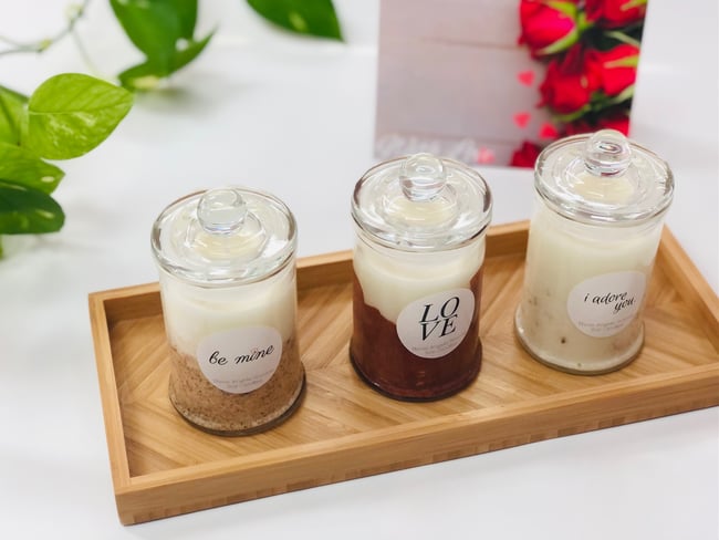 Personalised Candles - Romance, from $30.00