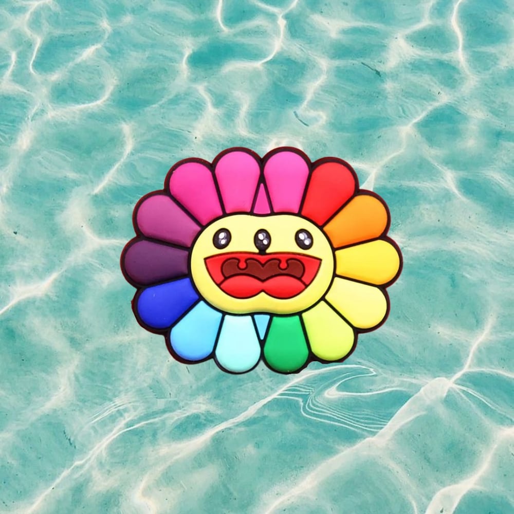 Image of Double takashi murakami flower charm