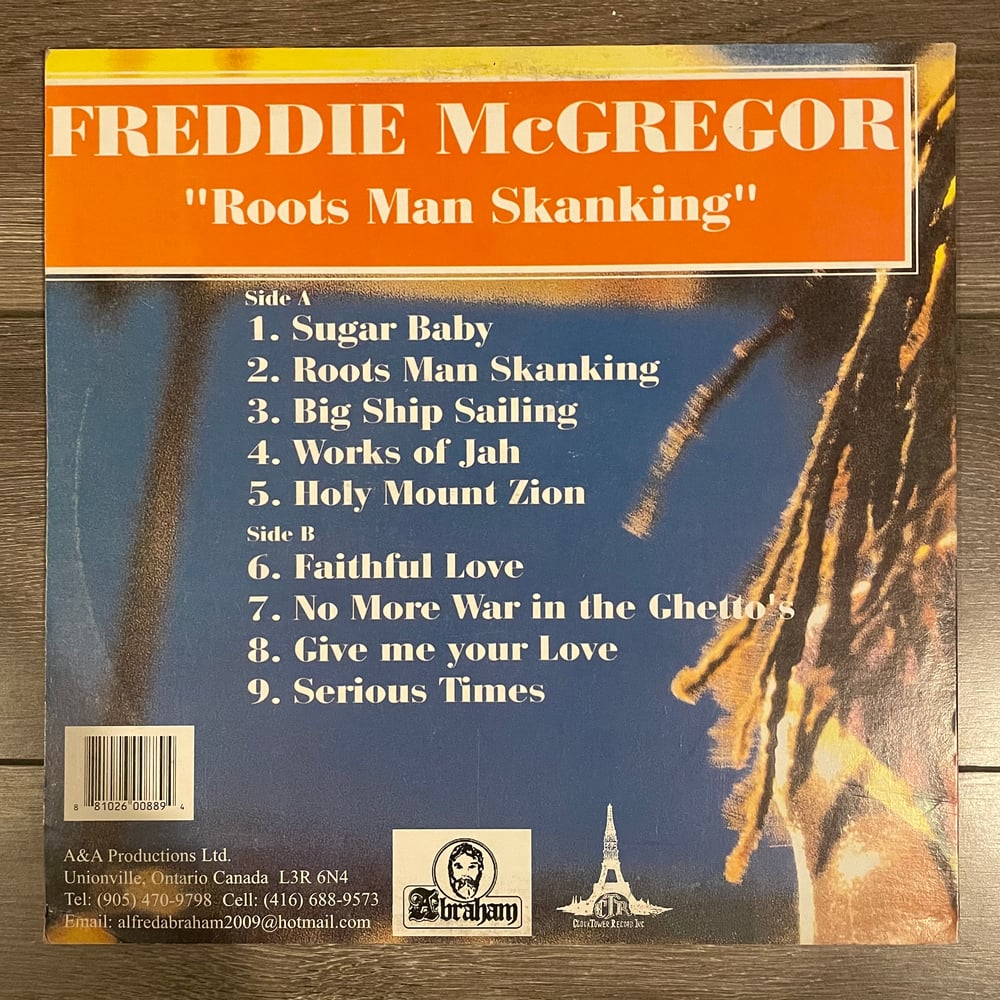 Image of Freddie McGregor - Roots Man Skanking Vinyl LP