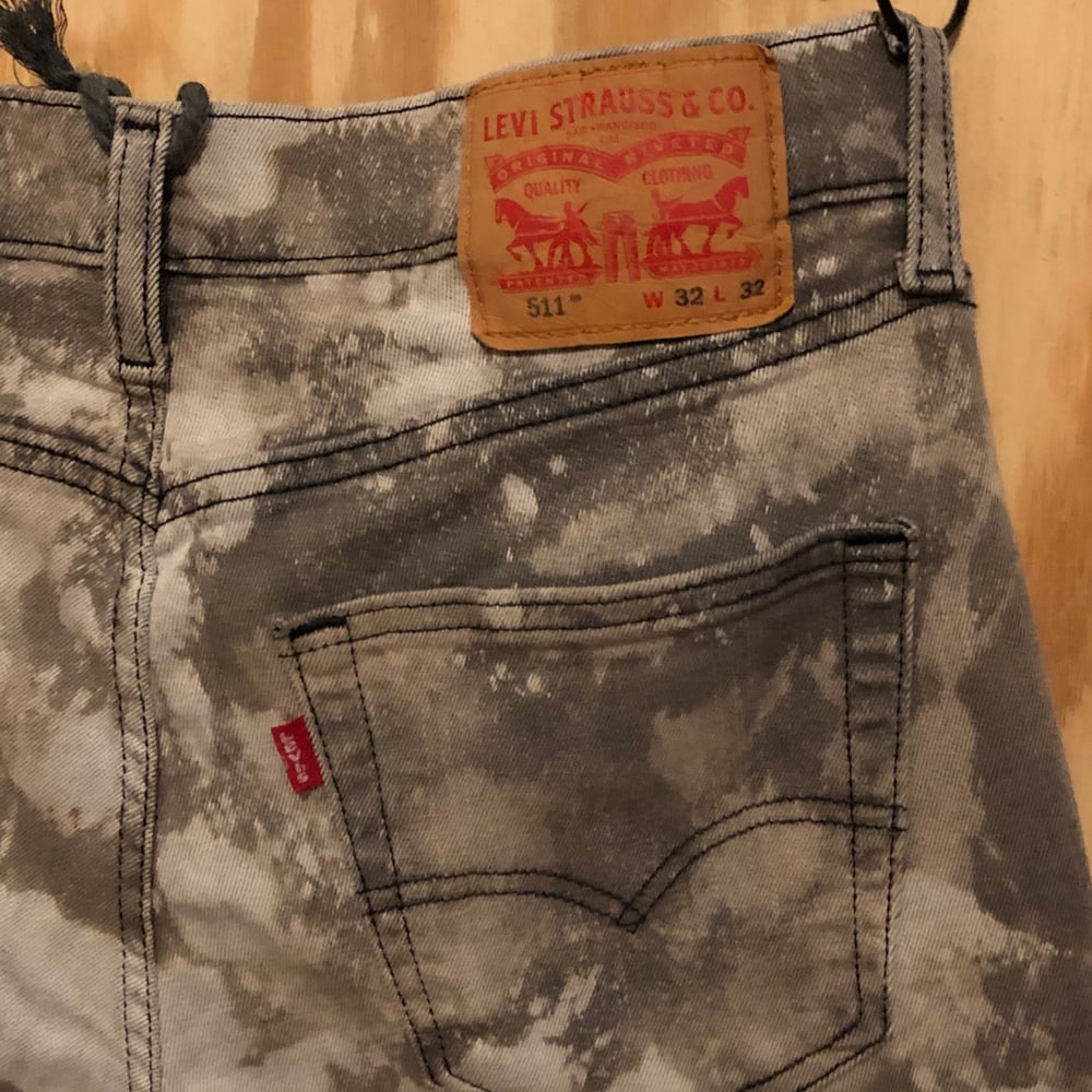 Image of  Grey Dyed Levis 