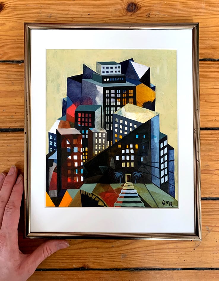 Image of Original painting "Skyscraper"