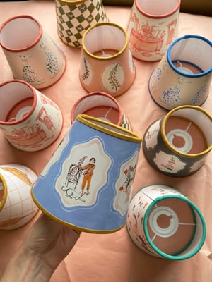 Image of Hollyhock Lampshade