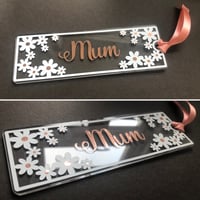 Image 1 of Daisy Acrylic Bookmark - 2mm