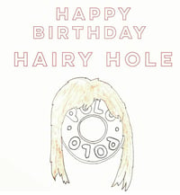 Hairy Hole Card 