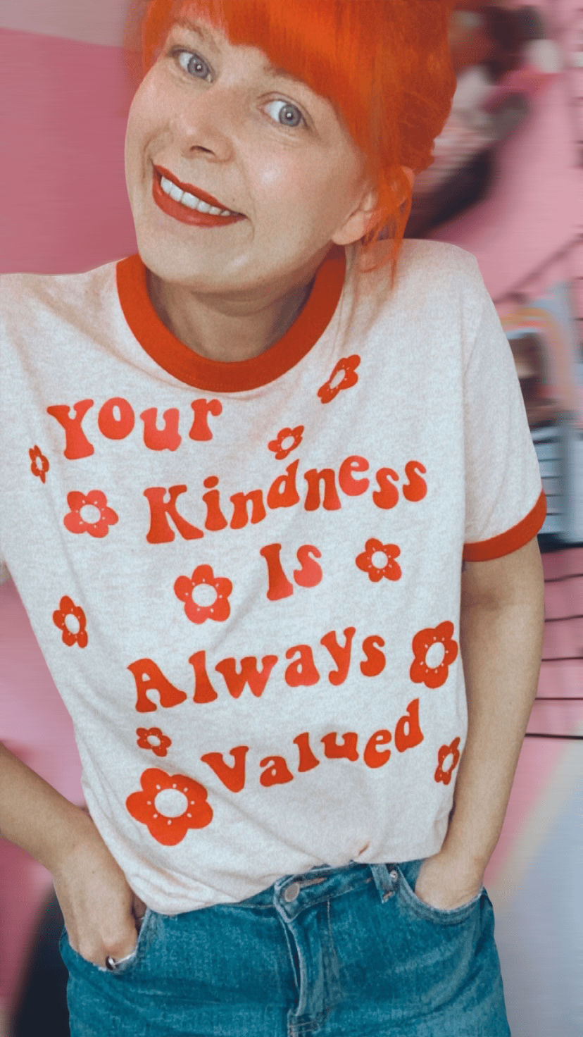Image of Your kindness is always valued retro tee 
