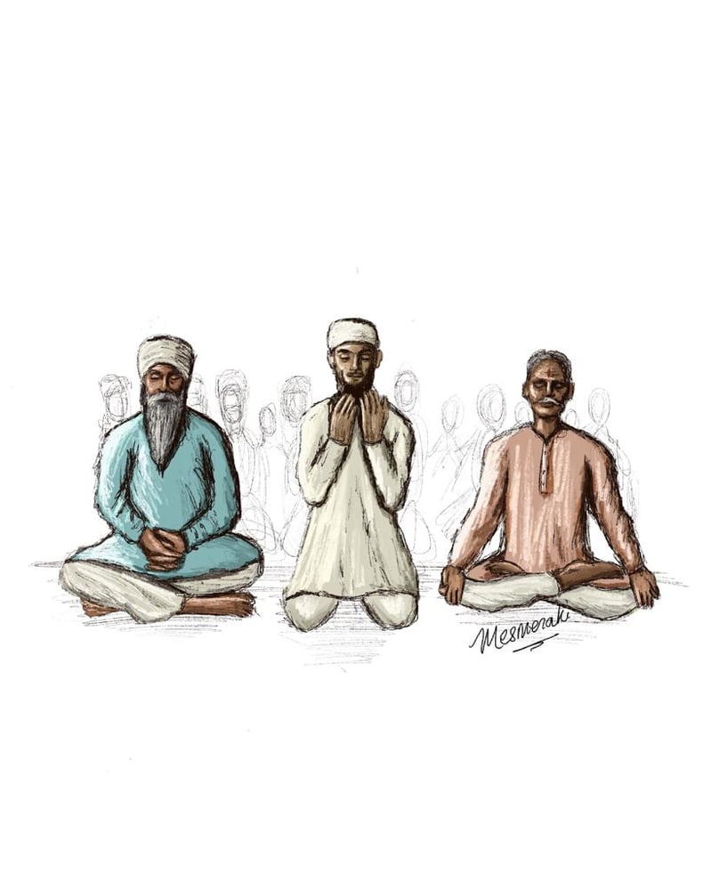 Image of Brothers in Prayer