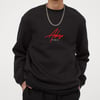 Signature Typography | Black Sweatshirt