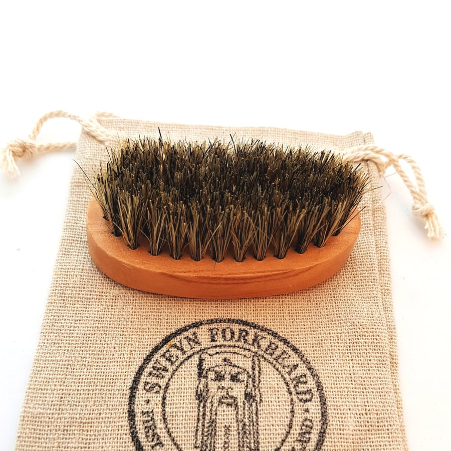 Image of Pocket Beard Brush with Boar Bristle