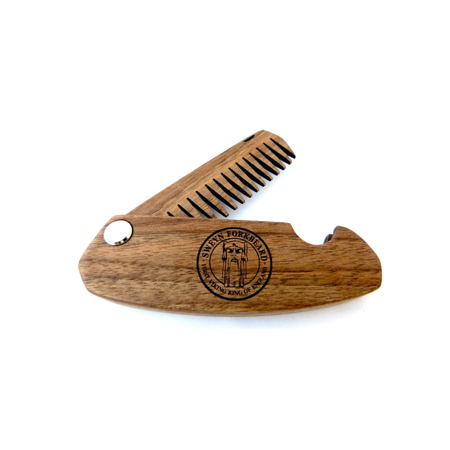 Image of Wooden Folding Comb Sweyn Forkbeard