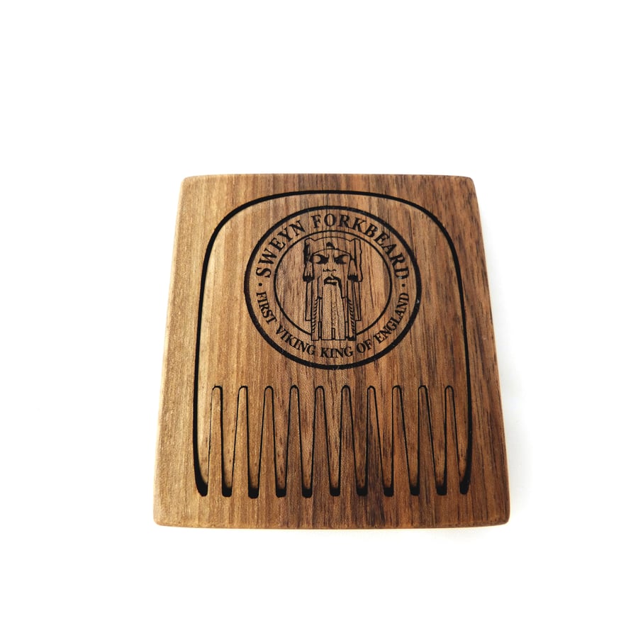 Image of Wooden Comb in a Wooden Case Sweyn Forkbeard