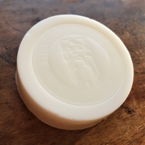 Image of Shaving Soap English Lavender scented with 100% Organic Essential Oil 100g