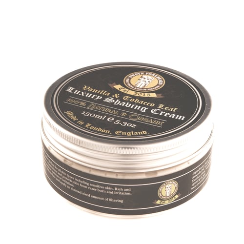 Image of Luxury Shaving Cream Vanilla & Tobacco Leaf 150ml / 5.3oz