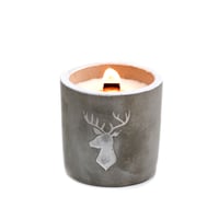 Image 3 of Concrete Wooden Wick Candle Valhalla