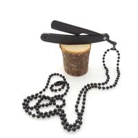 Image 2 of Pendant Straight Razor (Black & Gold, Black, and Silver)