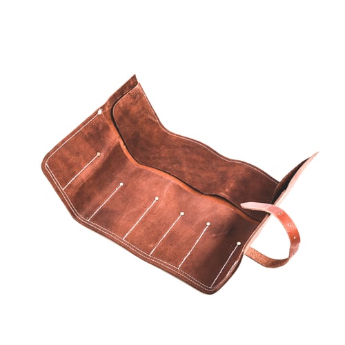 Image of Barber Tool Roll in Leather