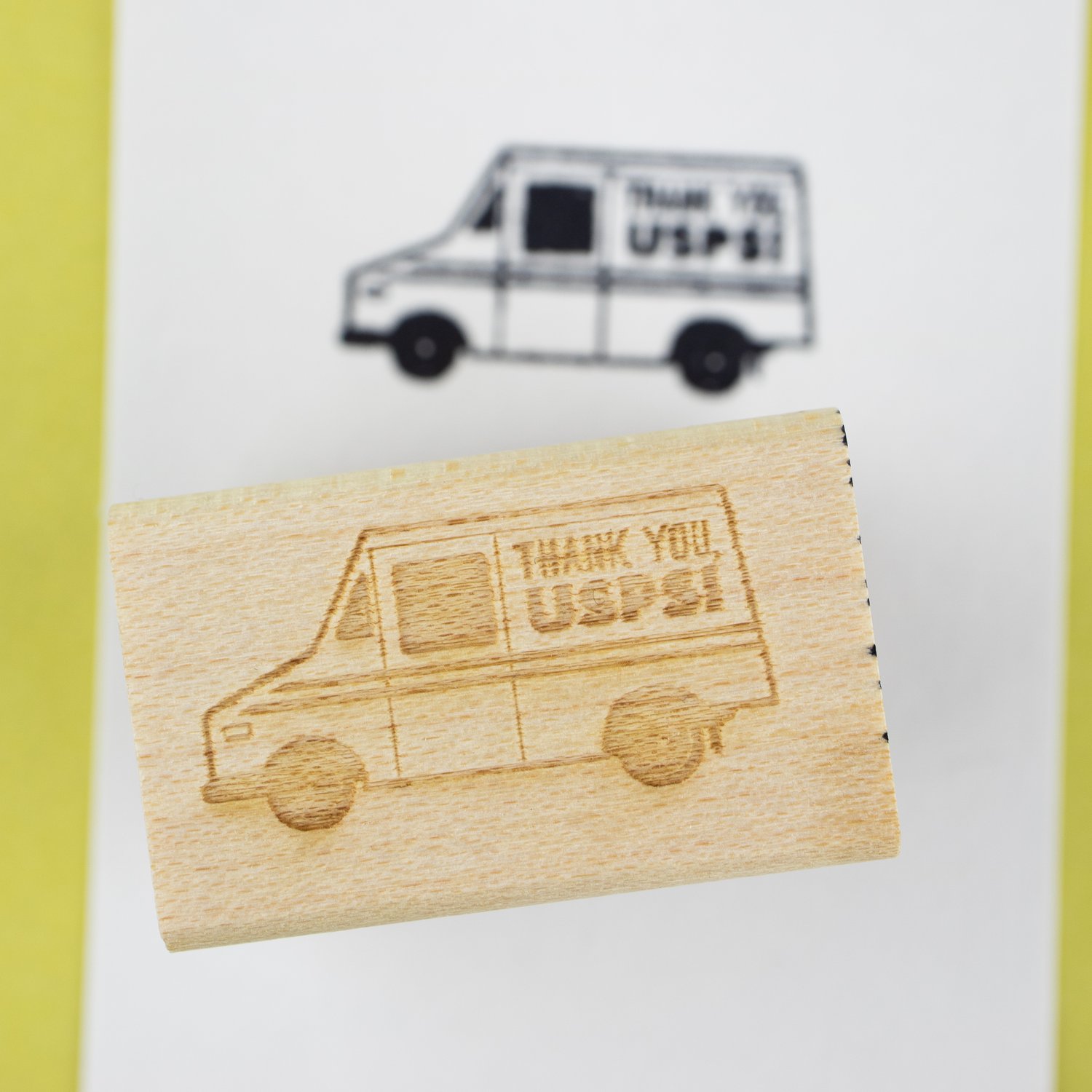 "Thank You, USPS!" Rubber Stamp