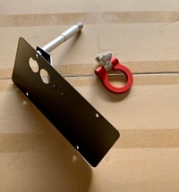 Image 1 of 2020+ C8 Corvette and Z06 Tow Hook with Plate Mount and Go Pro Mount